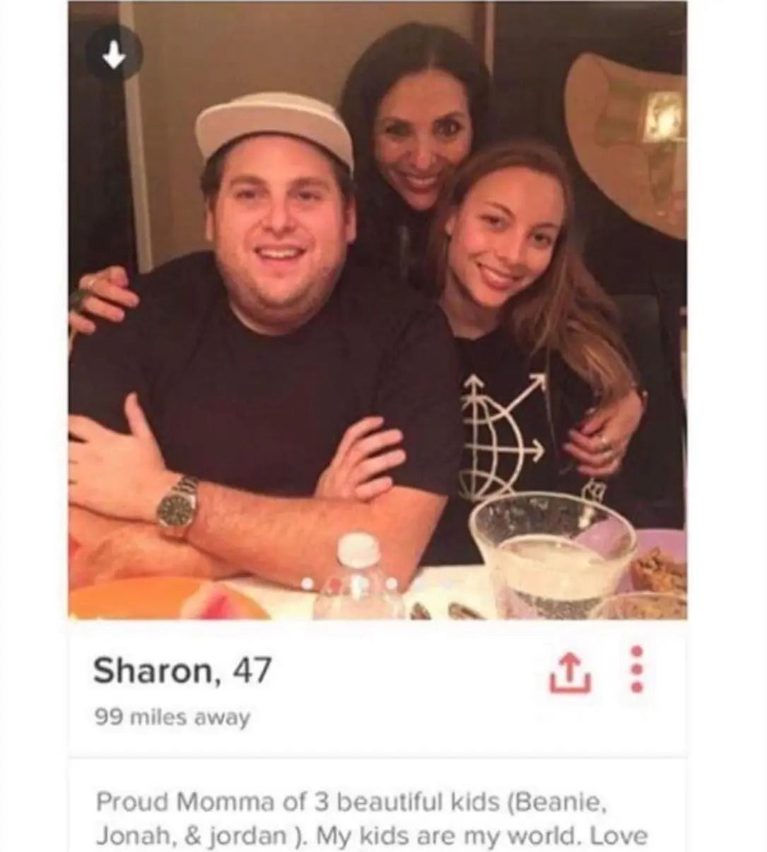 My friend matched with that guy from the movie's mom on Tinder