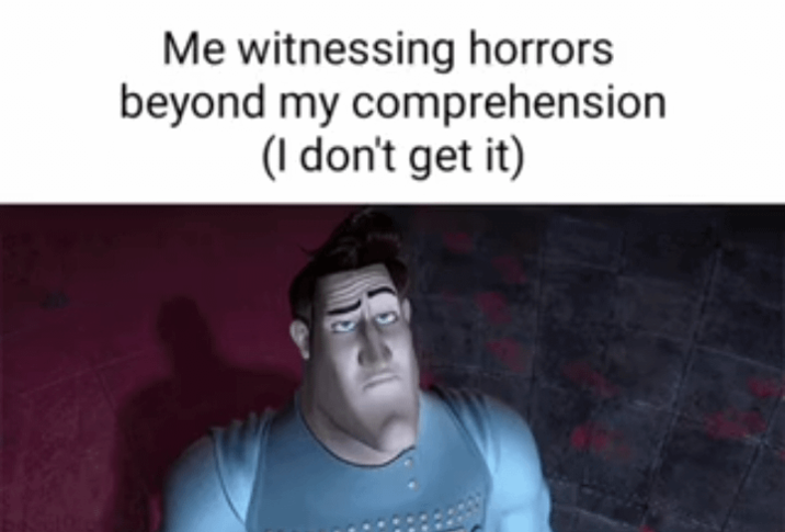 how does he even know it's a horror then