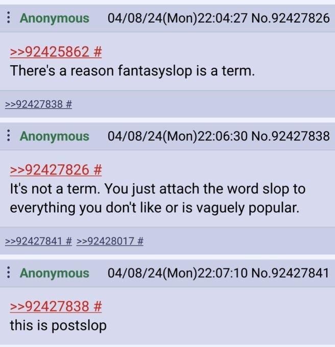 please post you commentslop