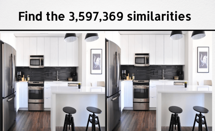 both images have a lion in the fridge