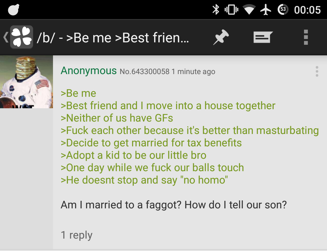 Least homosexual greentext