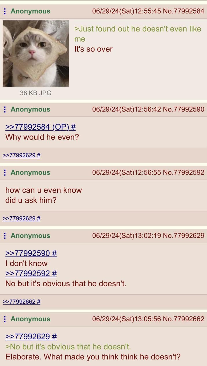 he just doesn't