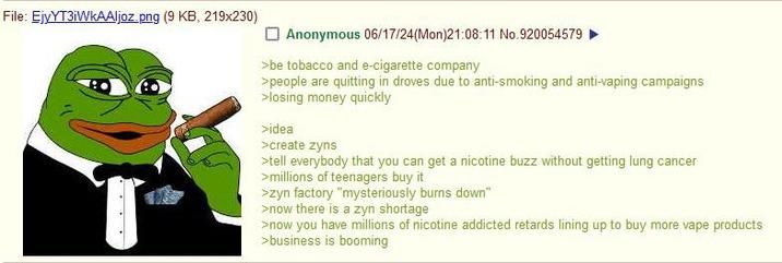 no lung cancer, but some mysterious other stuff, shut up they don't even know what it does yet