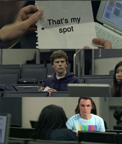 His spot