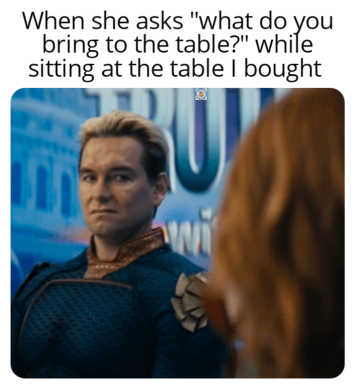 a table
