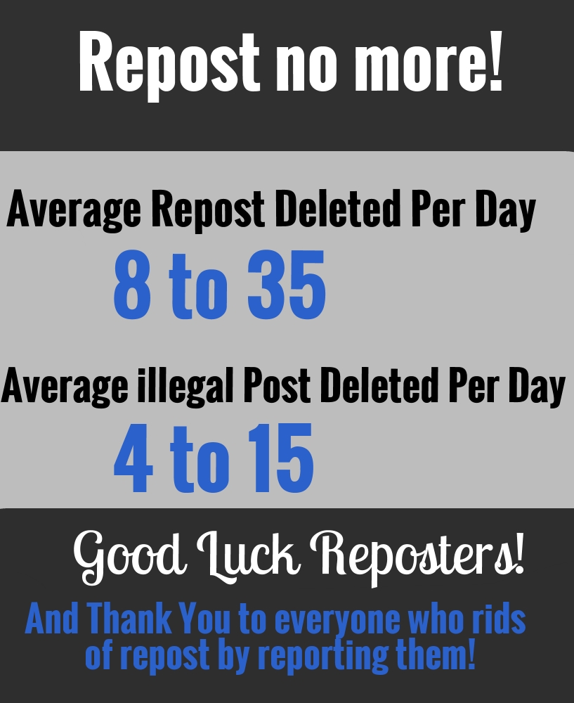 Moderator Statistics to show the community how reposters are failing