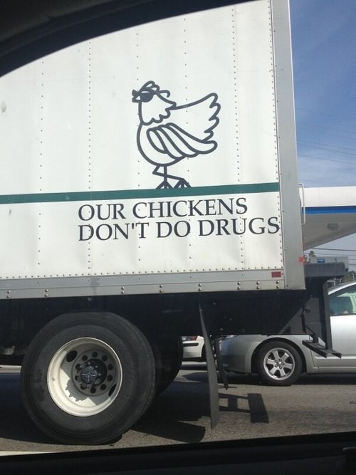 Straight edge chicken