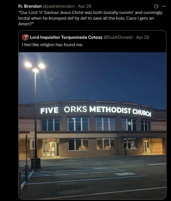 Never seen elves building churches