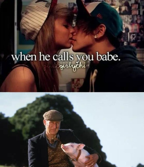 Here babe