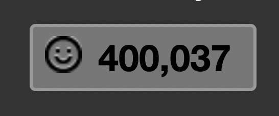 Ayyy, I'm 400K