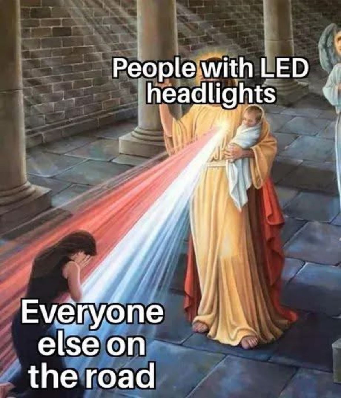 Getting flashbanged even on stock suspension