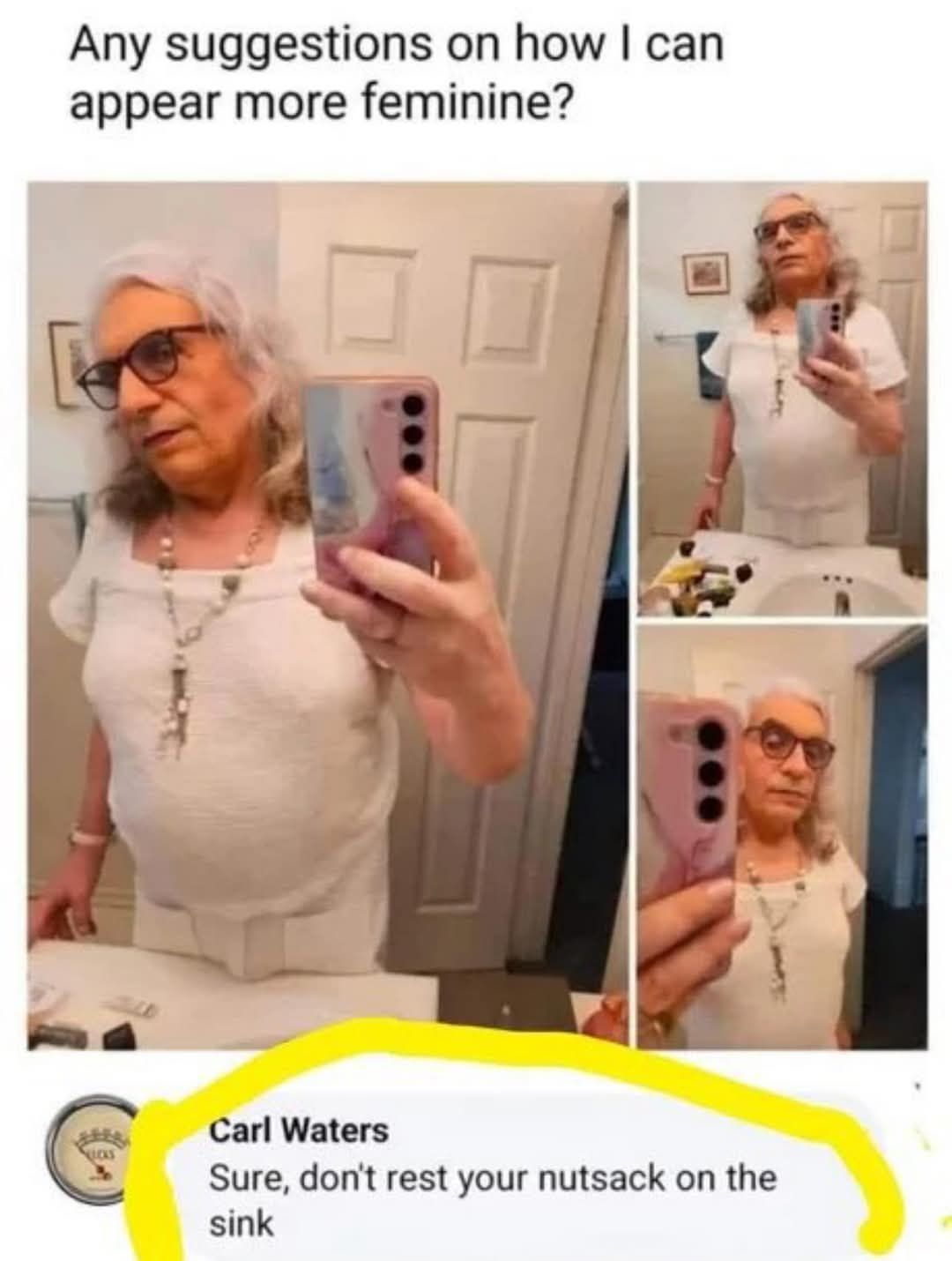 Any transphobe got more good advice?