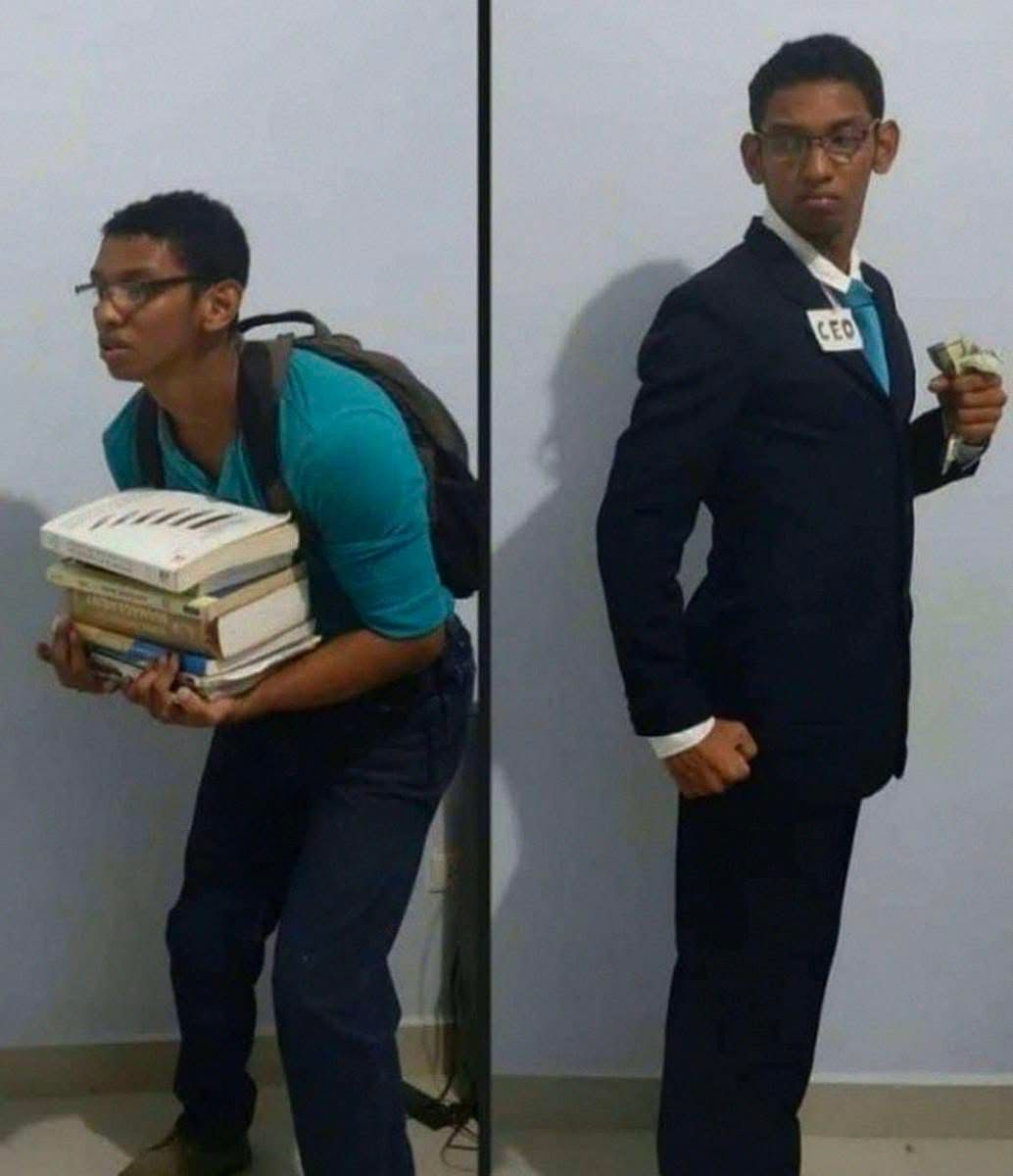 don’t worry baby he’s just a nerd