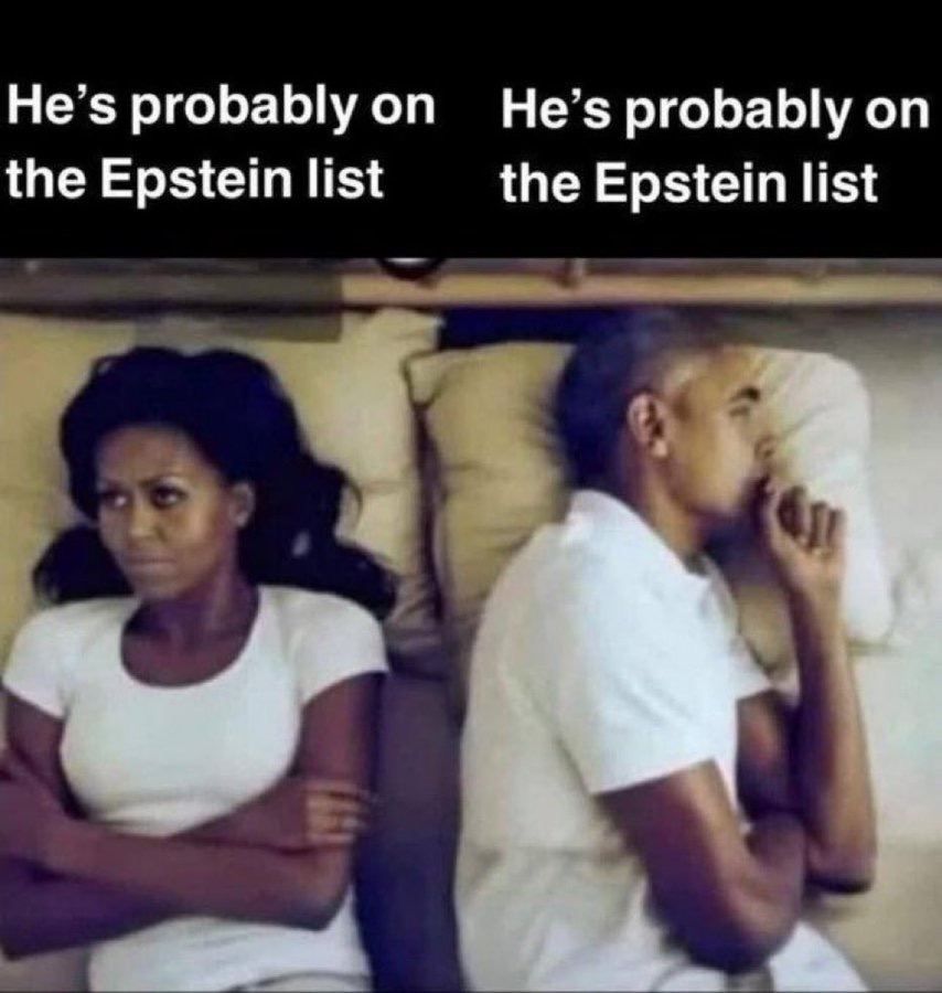 He's probably on the Epstein list