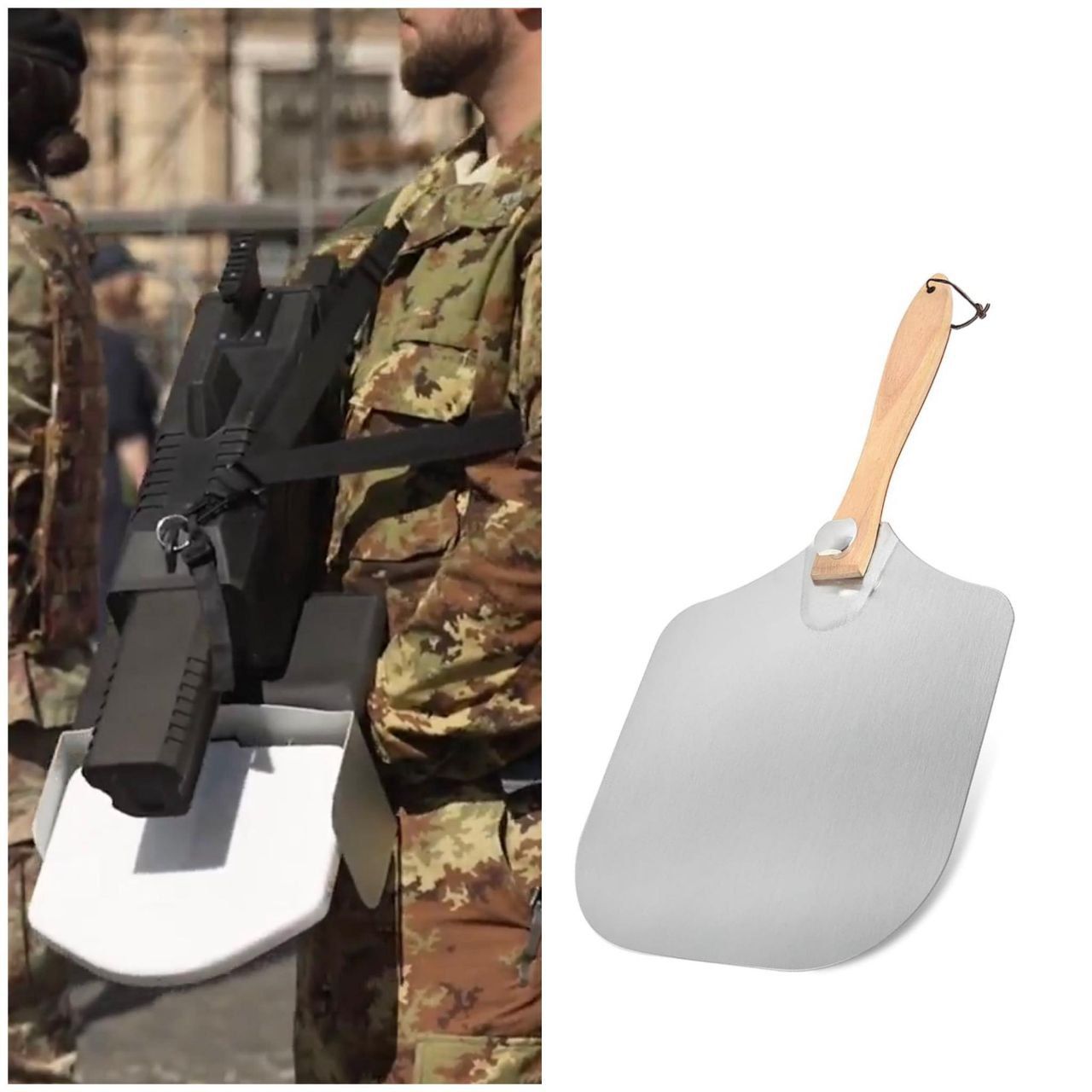 Italy is coming for us. they weaponized Pizza gear