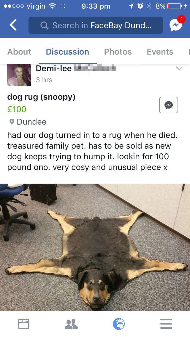 He's taking cover