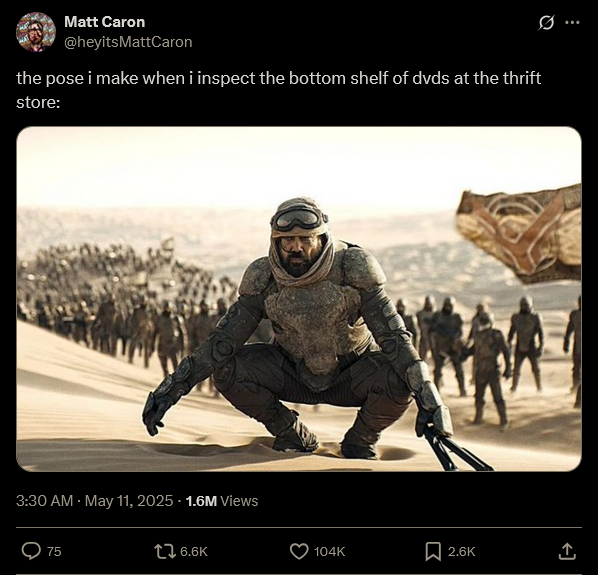 Or buying anything from the bottom shelves