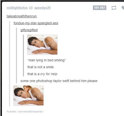 Oh tumblr, you so silly