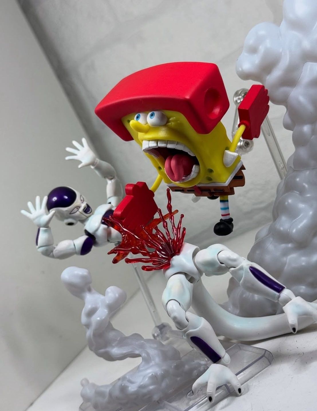 The helmet is to contain his power