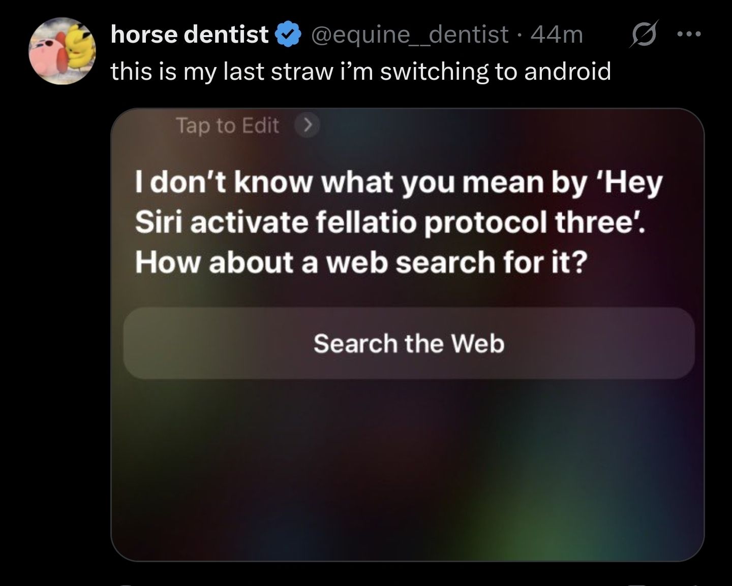 Siri only lets you store two at a time SMH