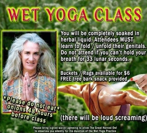 At least they tell you upfront if it's creepy or wet