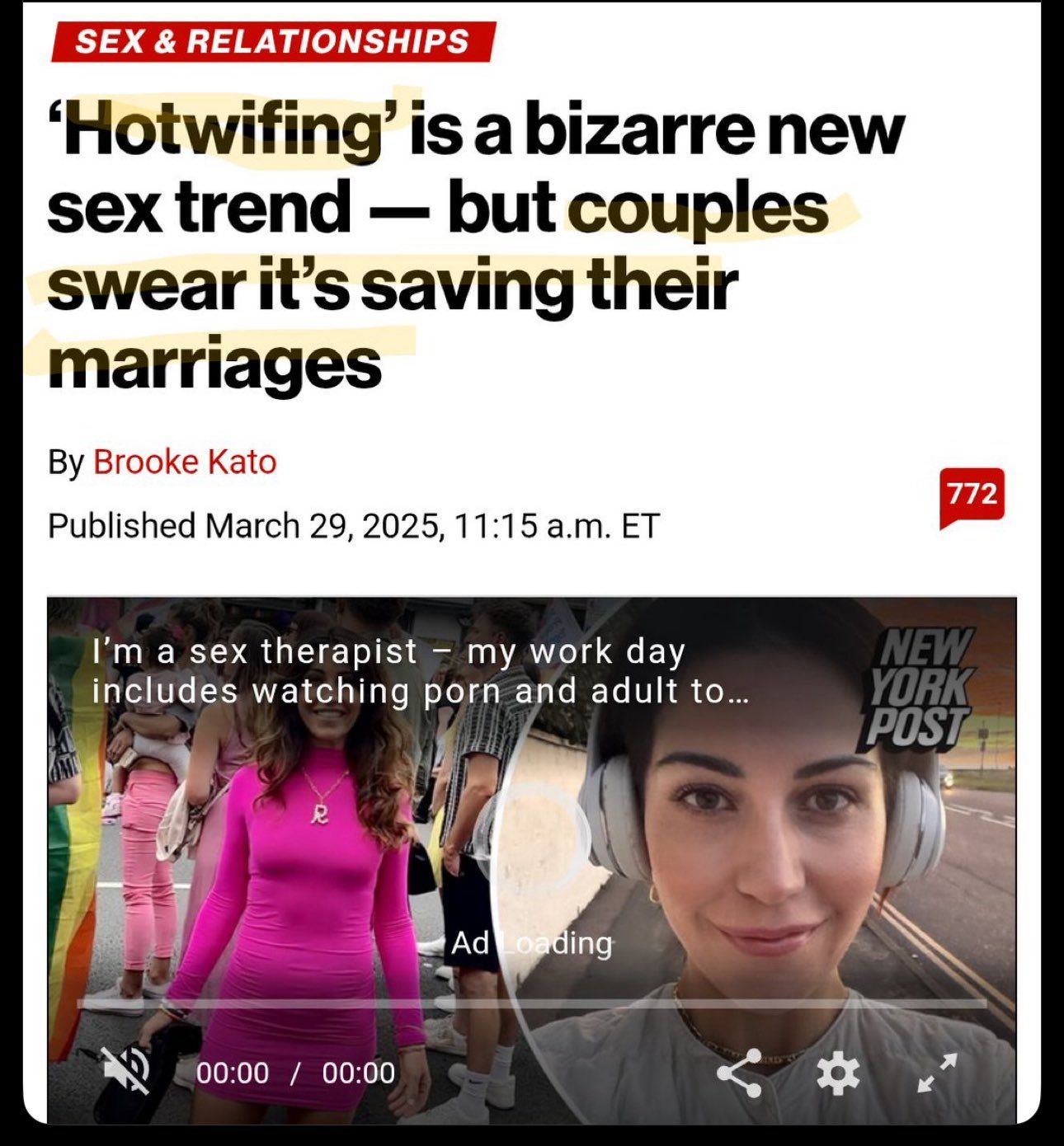 just let other people fvck your wife, bro... author is jewish btw :)