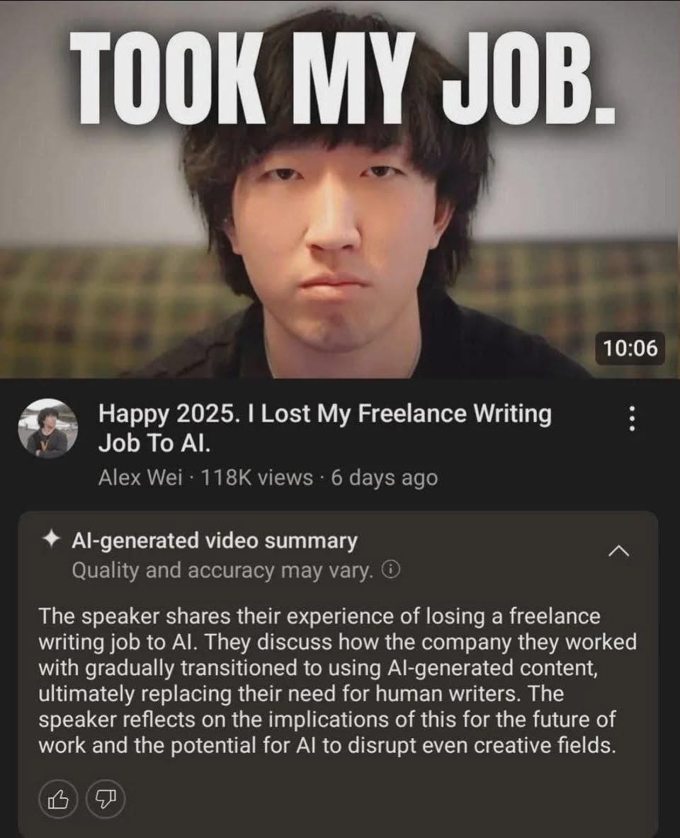 Thank you AI, very cool