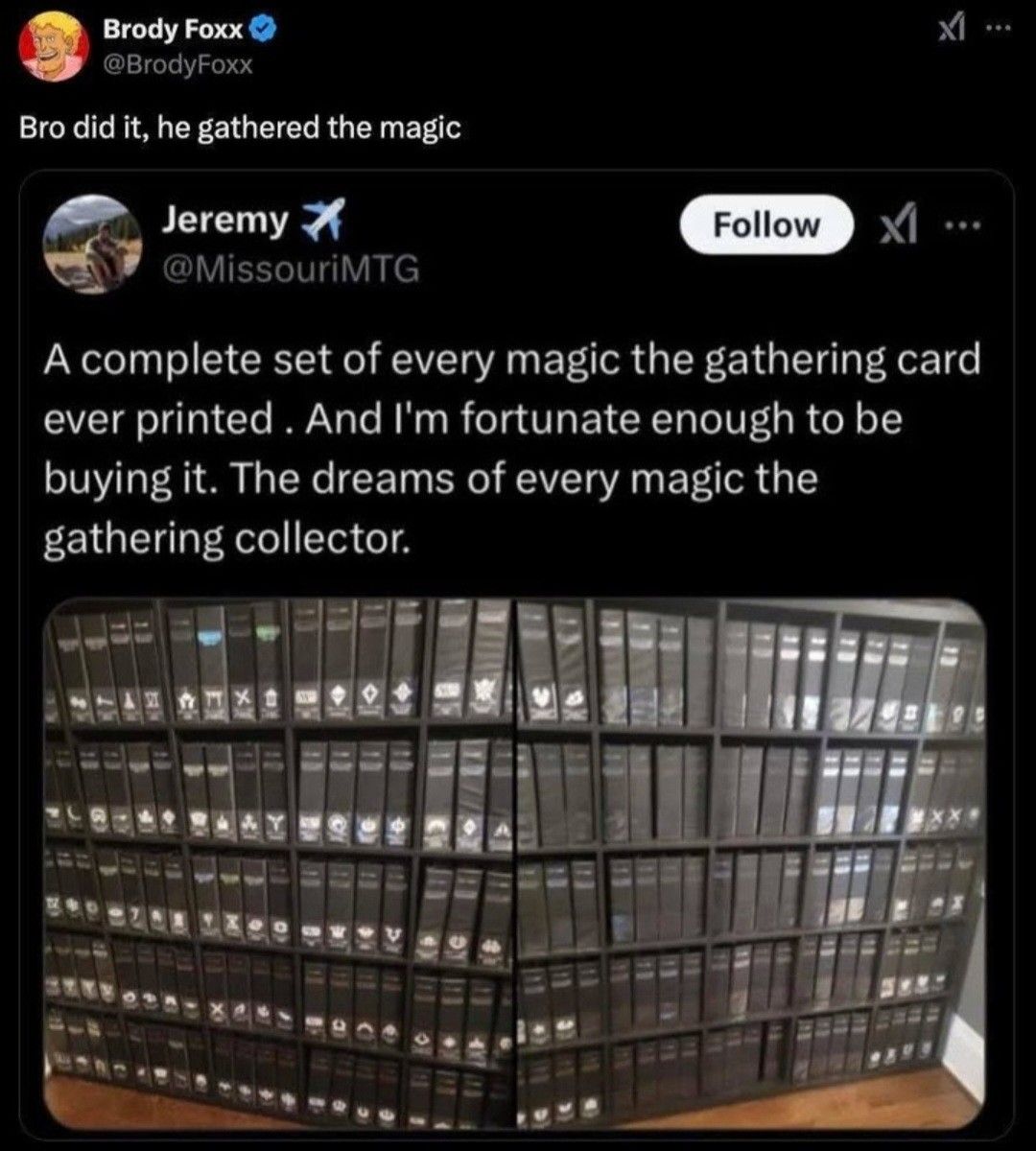 Now he must learn to hunt it