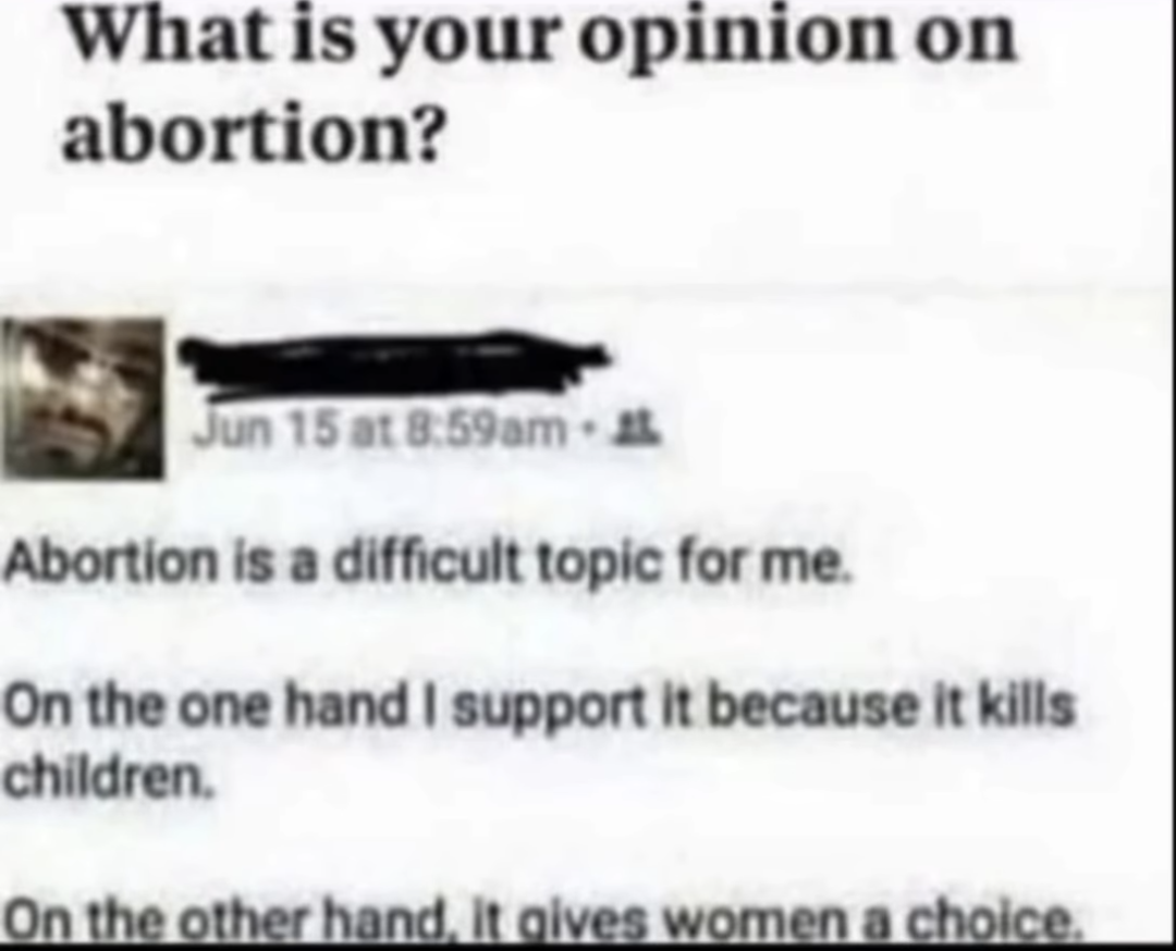 It's a real conundrum
