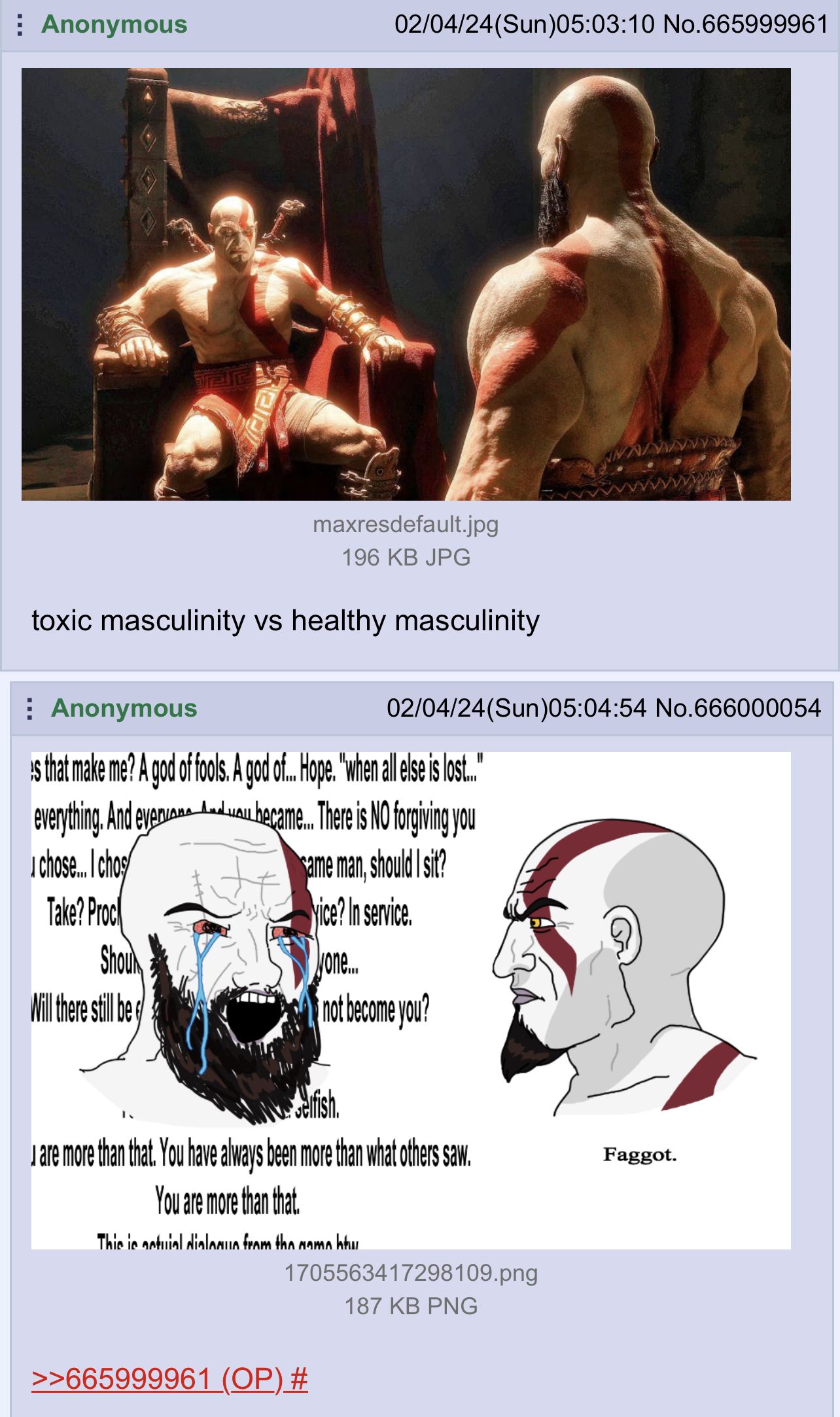 they cucked kratos...