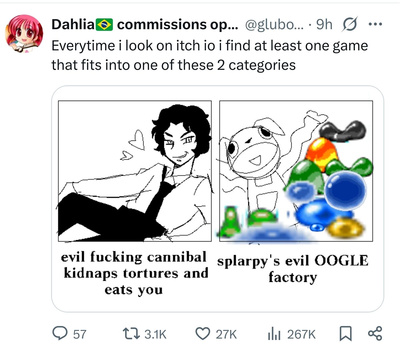 The website is itchy