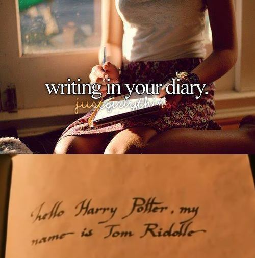 Just girly things... like a horcrux diary