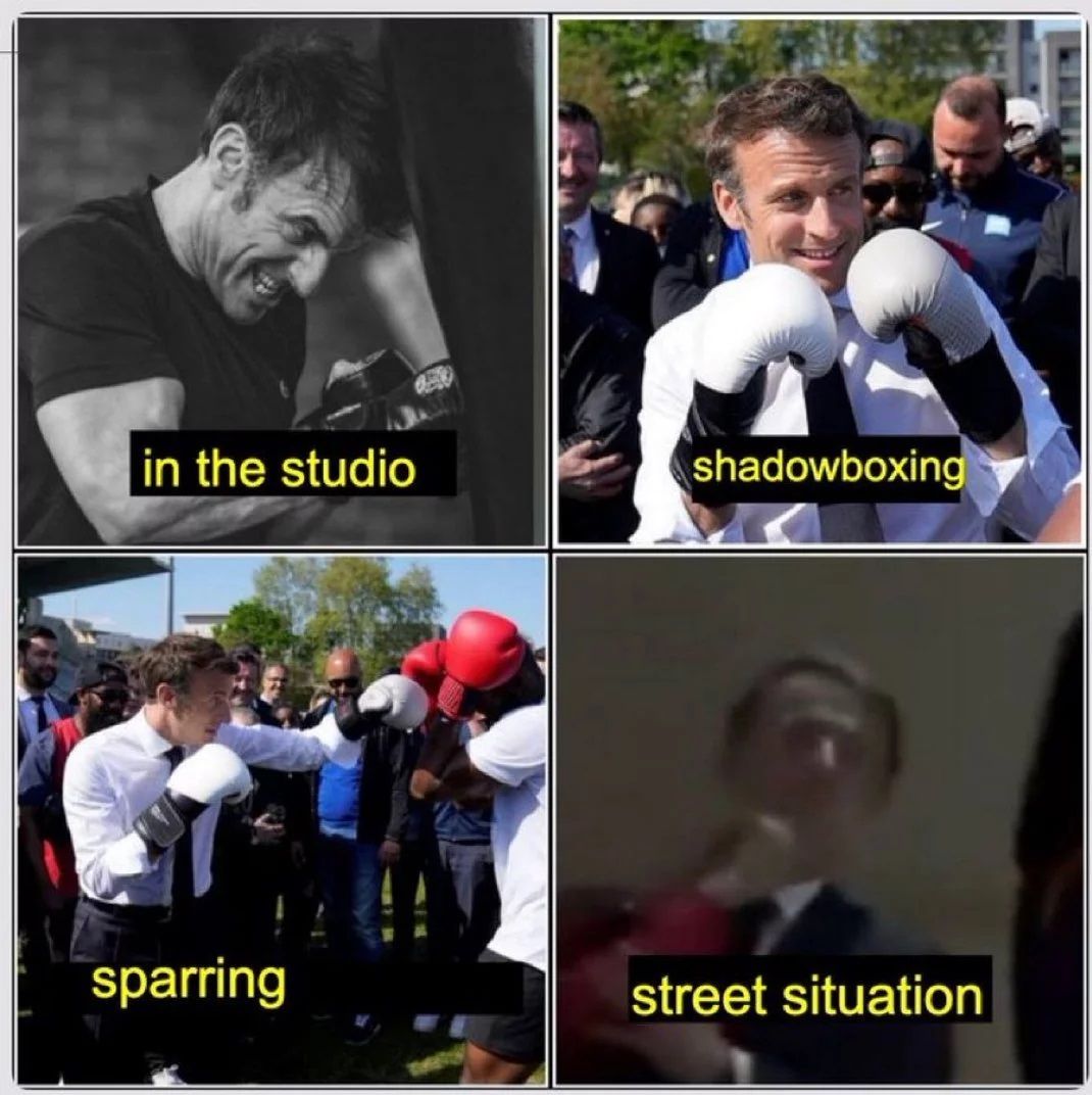 Imagine being the leader of a nuclear armed nation, and you get put over mama's knee and spanked
