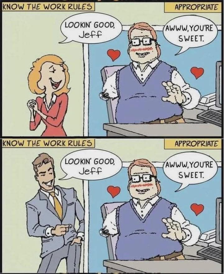 You looking good today