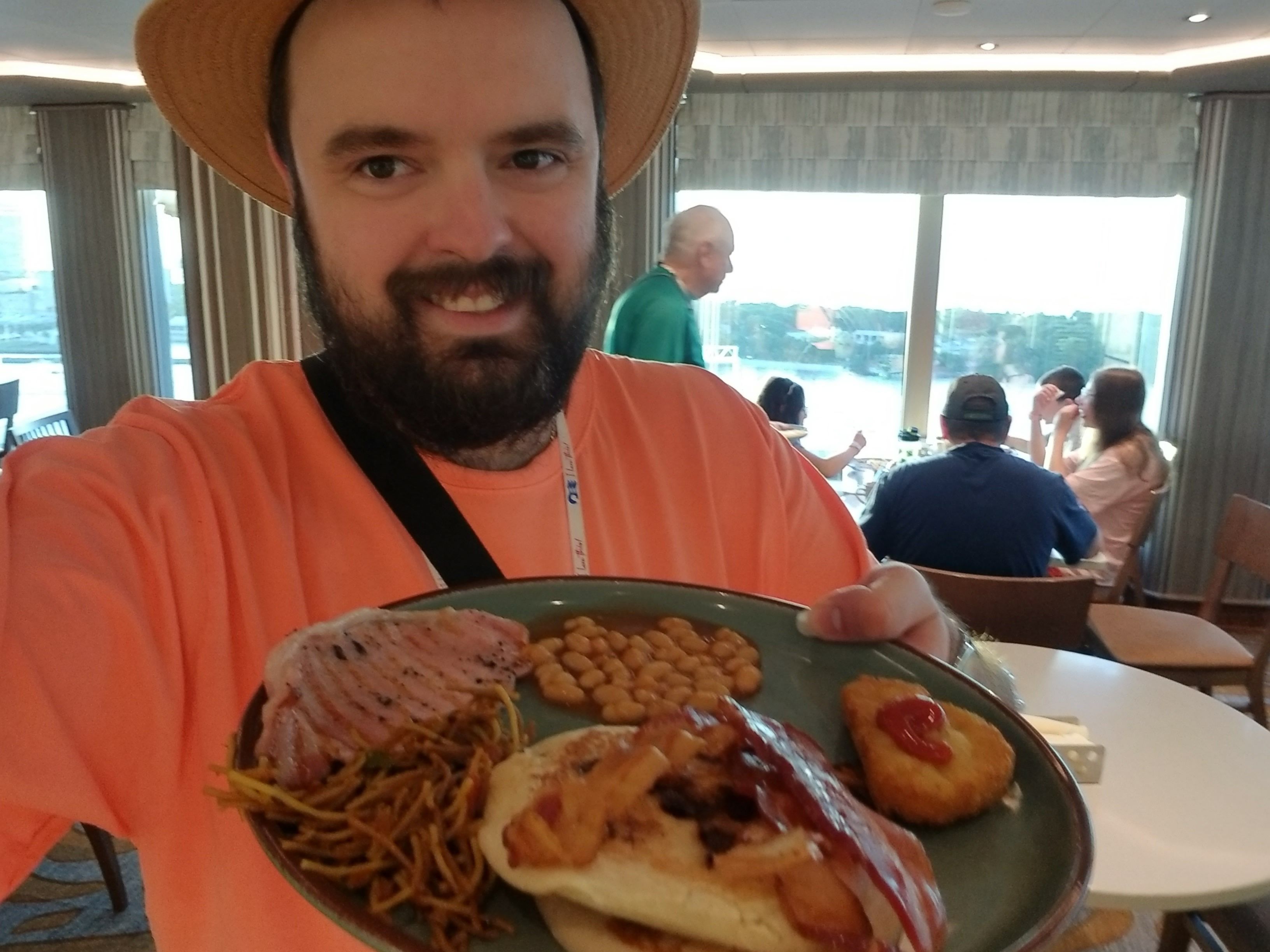 Gm, my final bri*ish breakfast with en*lush bacon