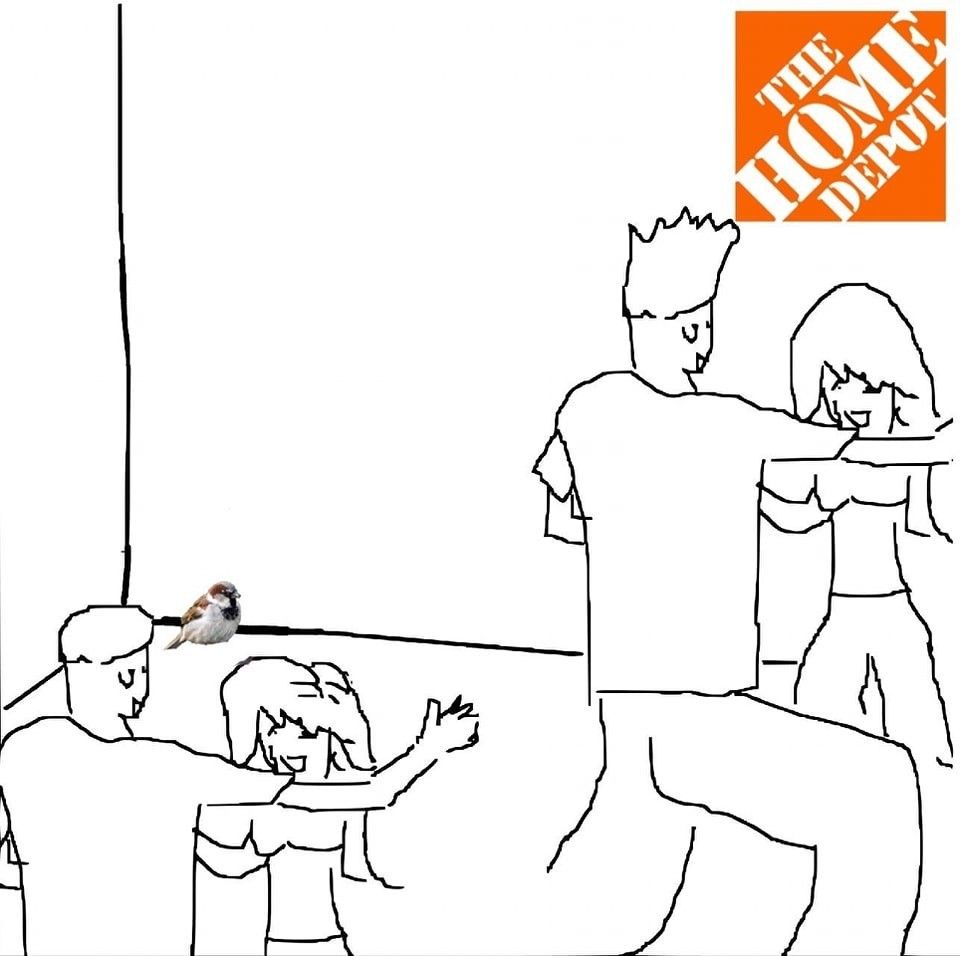 It's one thing when they're in the garden center, but the main building?