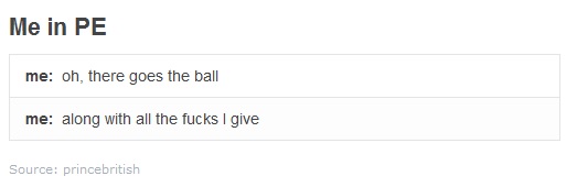 Meanwhile in PE