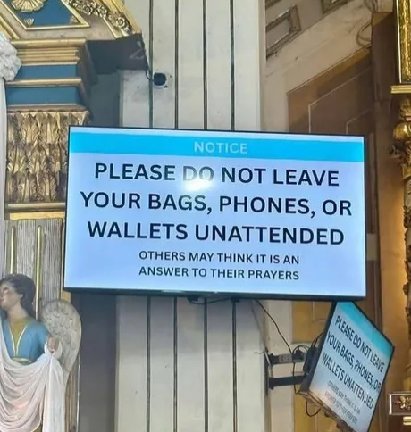 It's not theft if it was given to you by the Lord!