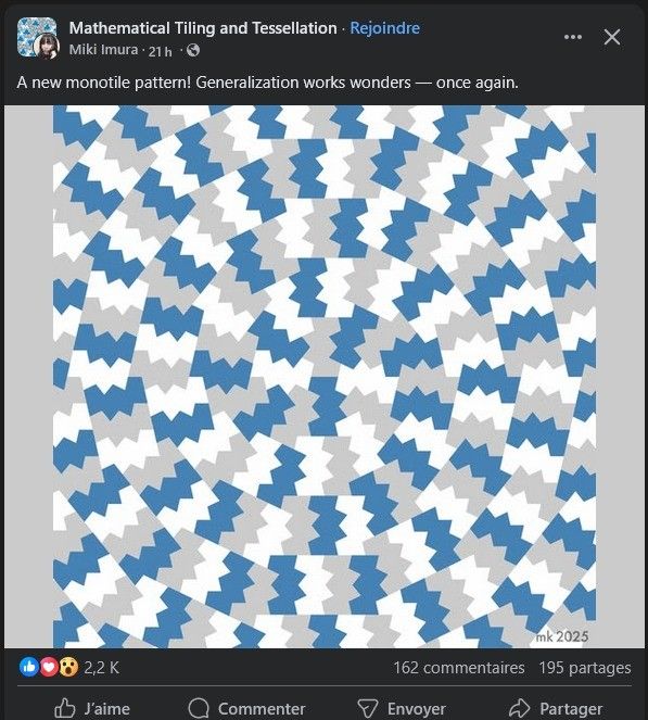Tile pattern guy must be having a blast RN