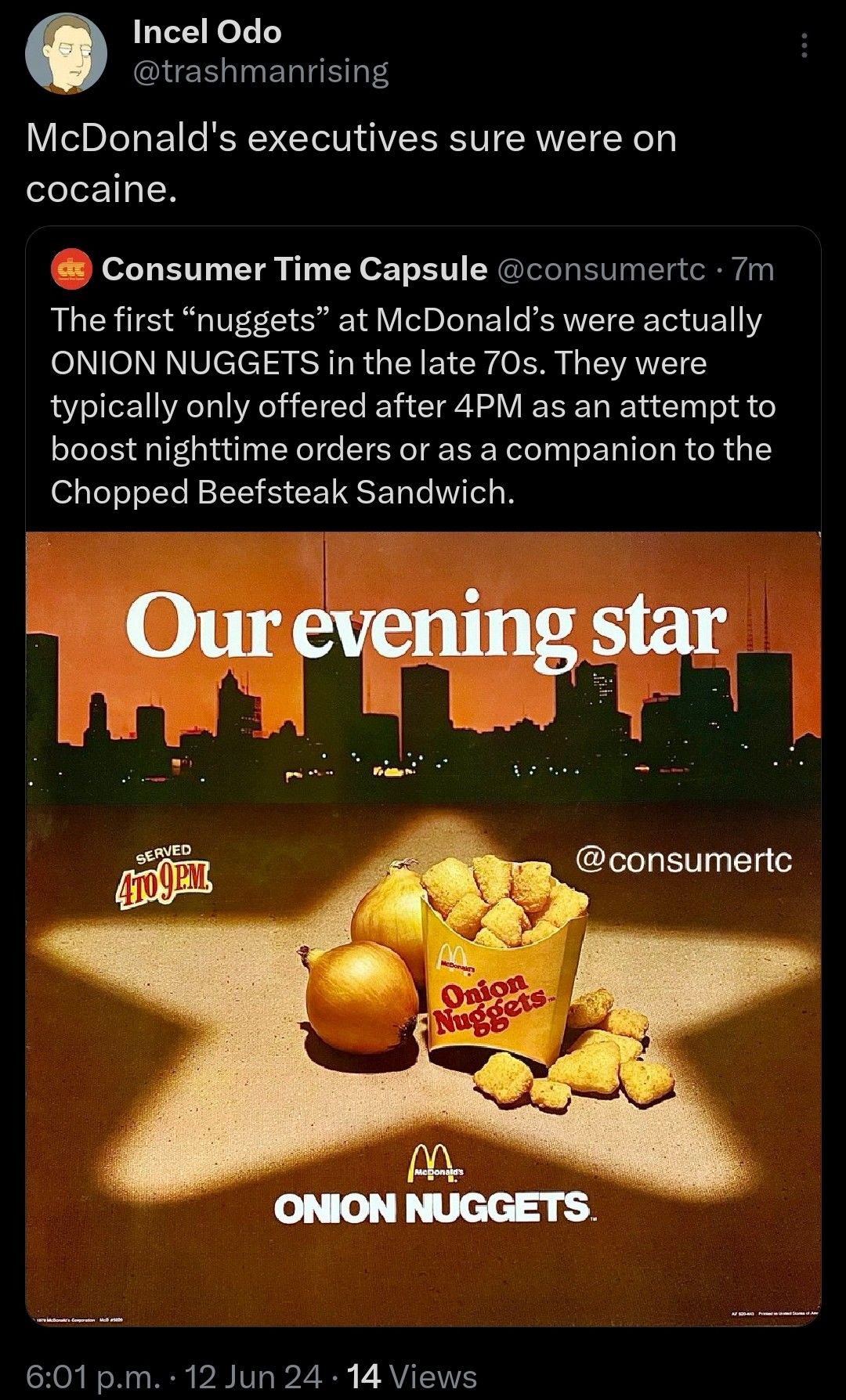 They're like onion rings, but they don't inject an entire onion into your mouth on the first bite
