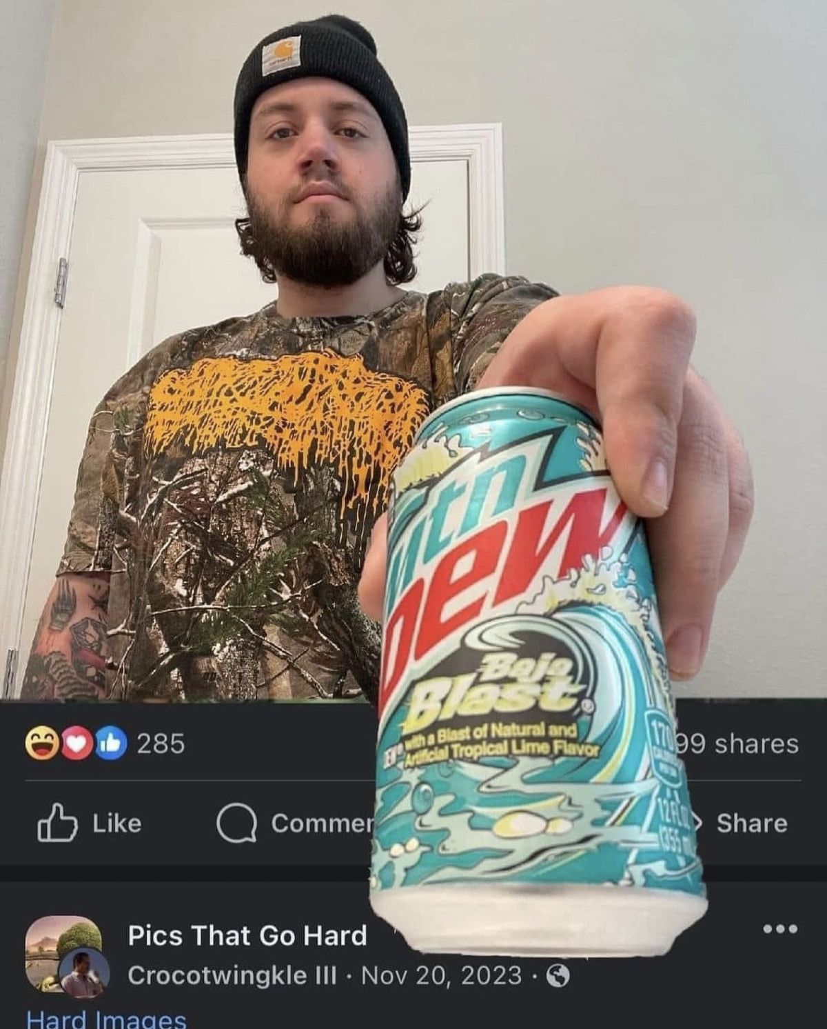Baja blast isn't a hard drink, but it should be