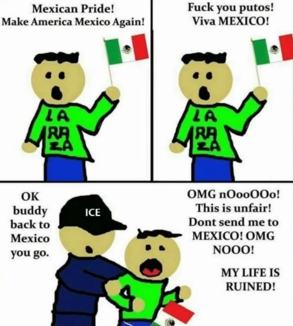 Respect the flag?