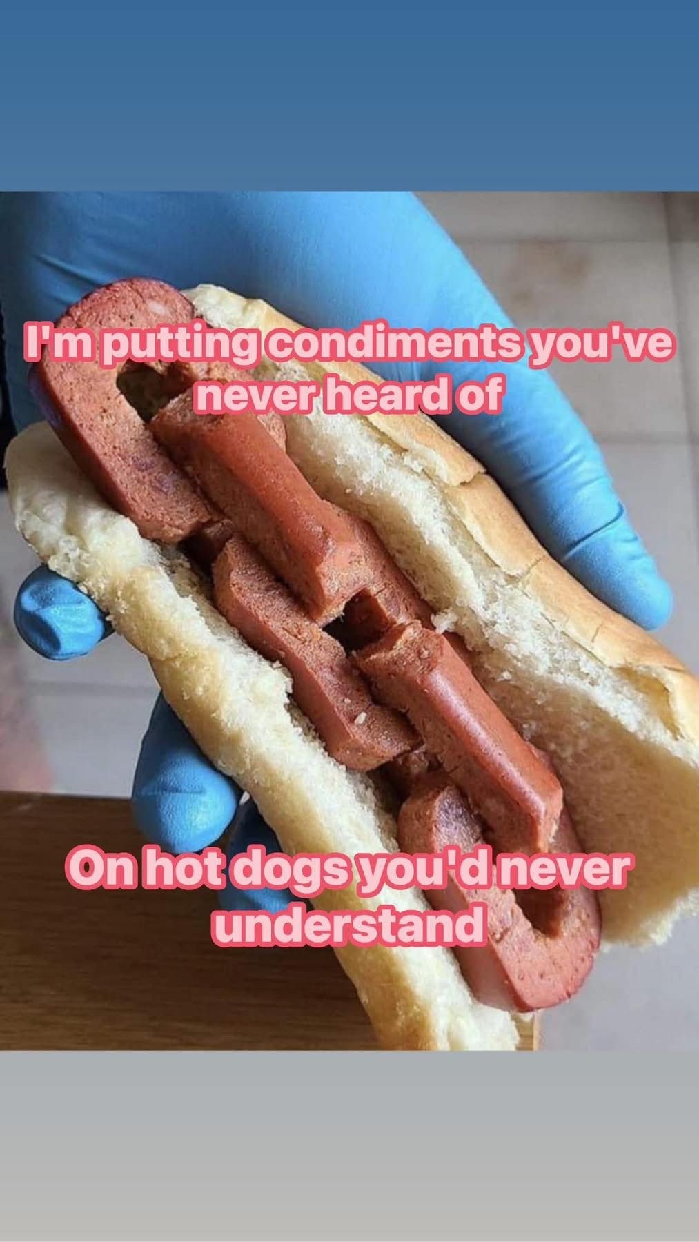 Behold, sausage links