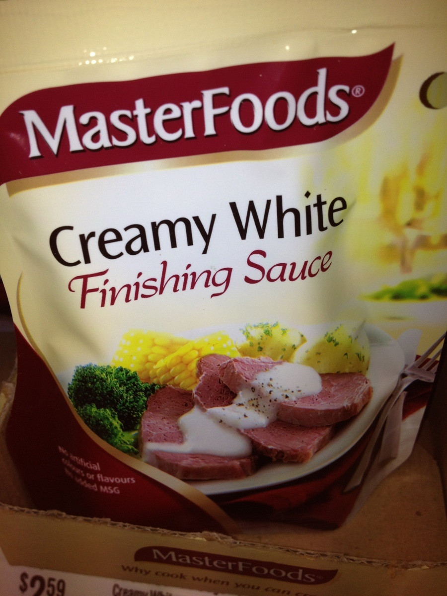 Cum on, MasterFoods...