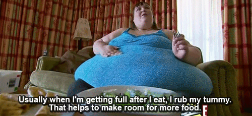 Oh yeah, room for more food
