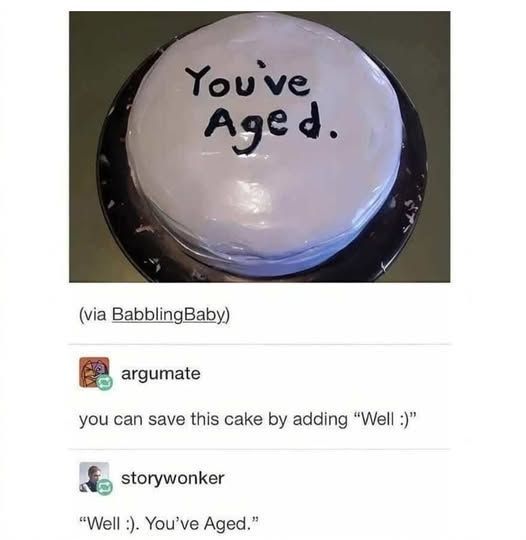 You stop caring after 30