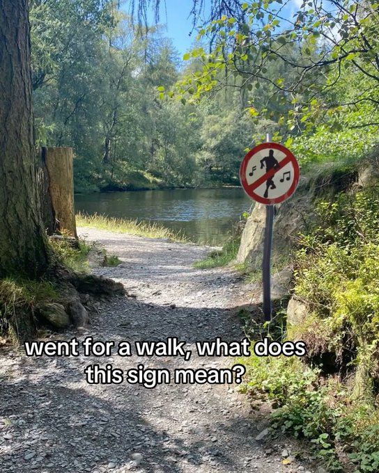 You can walk in the water as long as you don't sing