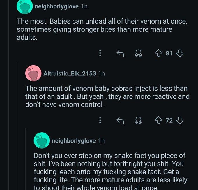 Don't tread on my facts