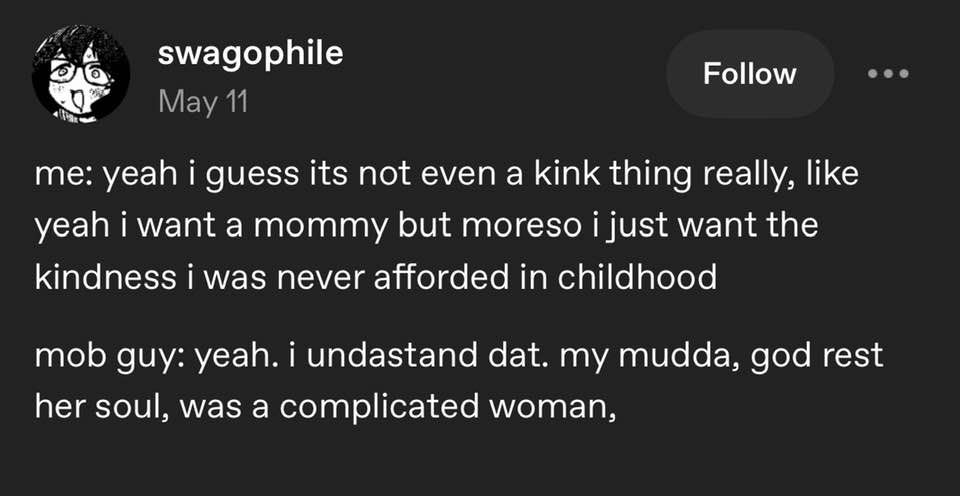I agree with comfy