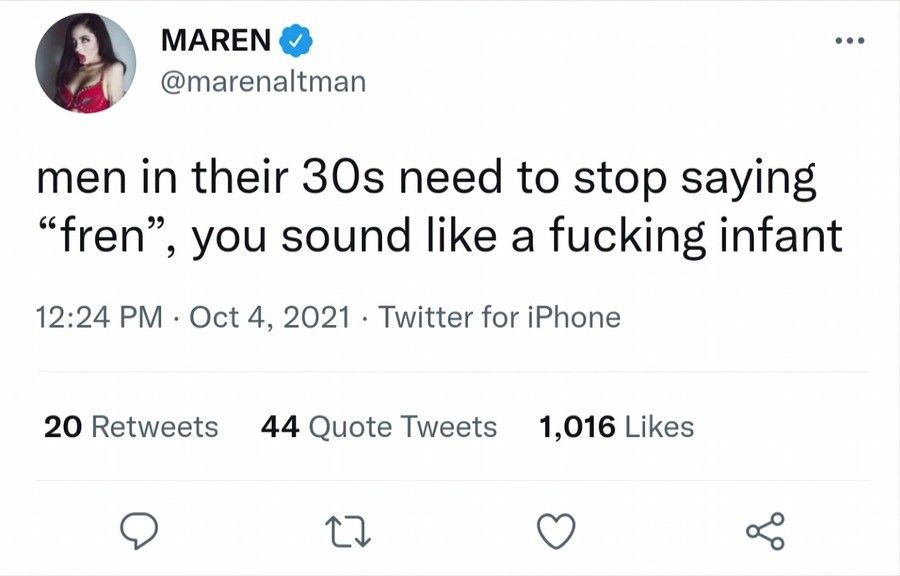 never